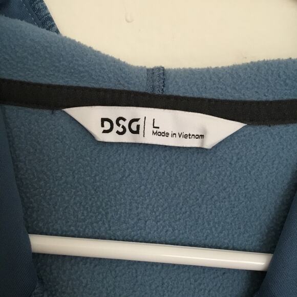 Dick's Sporting DSG Mens Sz L Half Zip Fleece Lightweight Hoodie Jacket Sweater - Picture 3 of 6